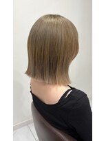 ルノア(Lunoa)&nbsp;切りっぱなしボブ×ミルクティーベージュ