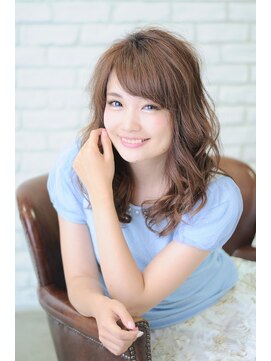 リルエデン(RELEDEN) 【RELEDEN/川越】無造作ウェーブ作る小顔ヘア