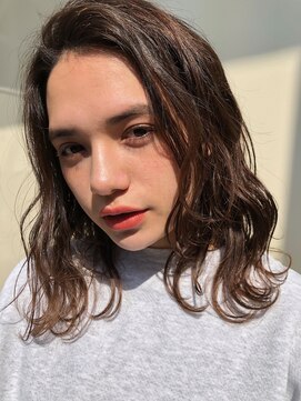 ヘアサロンエム 渋谷店(HAIR SALON M) アッシュブラウン顔まわりレイヤー☆ボブディ