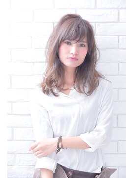 ミエル ヘア 新宿(miel hair) 【miel hair新宿】やわらか大人の清楚ミディー