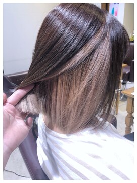 トゥルース 獨協大学前店(Hair&Make TRUTH) ミルクティーインナーカラー