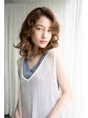 大きめウェーブの色気スパイラルパーマ・・・担当KAYO