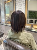 似合わせカット・外ハネショートボブ・ボブルフ・ミディアム