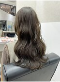 ブリーチなし☆オリーブグレージュ