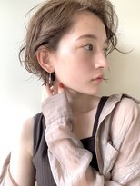 ミラバイグリーン(Mira by green)&nbsp;セミウェットウェーブ×ショートボブ【毛先パーマ】017