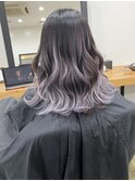 1番人気カラー バレイヤージュパープル