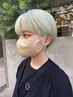 【新規】ケアブリーチダブルカラー＋KERASTASE　クイックTr  ￥19000