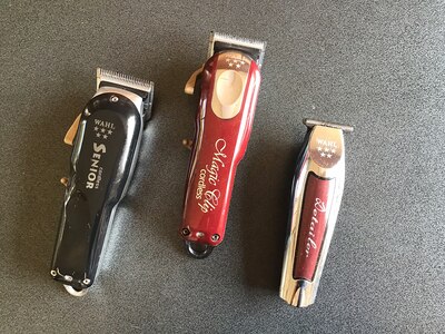 フェード専用のバリカンを取り揃えております【WAHL】