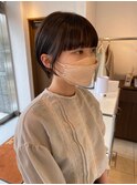 【VAN COUNCIL千種】丸みショート×オリーブカラー