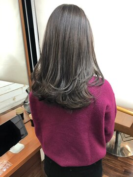 ハーツ(Heart's) 30代40代50代◎大人グレージュナチュラル白髪ぼかしハイライト