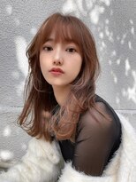 フラッグ ヘアー 天神西通り店(Flag HAIR)&nbsp;ハイトーン　ダブルカラー　セミロング