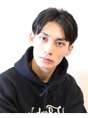 【 I. 】刈り上げツーブロックアップバング短髪黒髪 川口