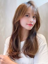 アグ ヘアー ジャスパー 青春通り店(Agu hair jasper) 《Agu hair》ナチュラルかきあげロング