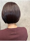 ダークブラウンボブ