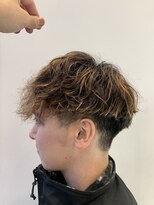 アース 天満橋店(HAIR & MAKE EARTH)&nbsp;20代30代メンズスパイラルパーマワイルドオシャレ感アッシュ