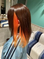 シィーム(cime) オレンジインナーカラー