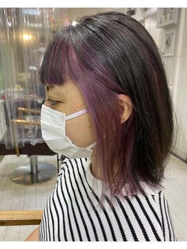 アン ブリーチ 大宮駅東口店(UN BLEACH) 【インナーパープル】
