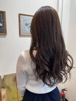 ヘアーワークス ボナ(HAIR WORKS bona.)&nbsp;ゆるふわロングパーマ 髪質改善Trとデジタルパーマ  カラー#3