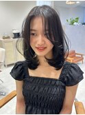 レイヤーカットハイライトショートヘアイルミナカラーオージュア
