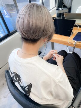 ヴェルダ 池袋店(verda) 刈り上げショート×グレーカラー　mizuno