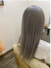 クリーミーカラー＋美髪アルカリ酸熱髪質改善トリートメント(ホームケア付)