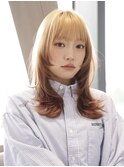 ロングレイヤー/姫カット/くびれレイヤー/グラデーションカラー