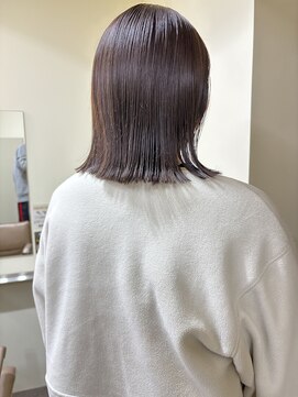 ヒントステーション(HINTSTATION) 〈浅草 半個室〉艶カラー/ラベンダーベージュ