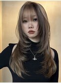 【GEEKS渋谷】ローライト/ウルフ/レイヤー/顔周りカット