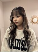 ケアブリーチインナーカラーモノトーングレージュミルクティー