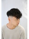 外国人風スペインカールスキンフェード