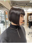 【ADORE横浜】前下がりボブ×ブルーブラック