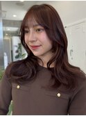 渋谷ミルクティーベージュハイトーンカラーヘーゼルベージュ30代