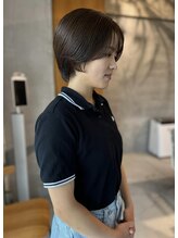 リル 住吉店(LiL) hand some short×greige color