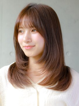 ガリカ シーム(Gallica/SEAM) 【YUI】シースルーバング×ロングレイヤー×透明感ブラウン