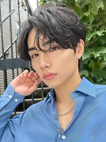 オグジュアリー 表参道(aux.) 20代30代30代メンズフェザーマッシュ束感アッシュ好感度