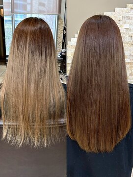 アンククロス 表参道(ANKH CROSS) カラー&エクステ[ビフォーアフター]