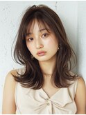 レイヤーカット韓国巻き/顔周りカット/大人カジュアル