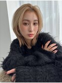 レイヤーミディと顔周りレイヤー