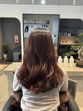 テンペランス(Temperance.) レイヤーカット×ワインレッド