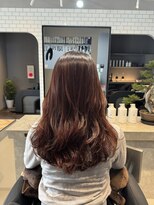 テンペランス(Temperance.) レイヤーカット×ワインレッド