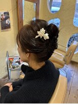 ヘアーサロン ビンブンバン(hair salon bim bum bam)&nbsp;夜会巻き風セット