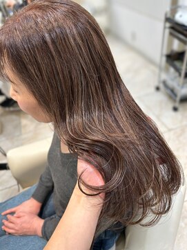 ケンジ 平塚 アネッタ(KENJE annetta) ハイライトカラー/白髪ボカシ/ラベンダーベージュ