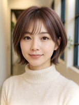 フリック 京都河原町店(FLICK)&nbsp;★大人ショート/ナチュラルショート/ラベンダーグレー/京都/四条