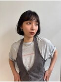 ボブ ミディアム ストレート