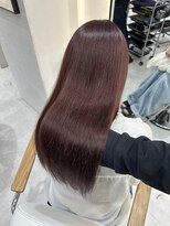 ジーナ 吉塚(Zina)&nbsp;艶髪 レッドブラウン【福田れん】吉塚美容室 暖色 髪質改善