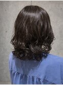無造作ヘア/ルーズウェーブ/ウェービーボブ/大人フェミニン