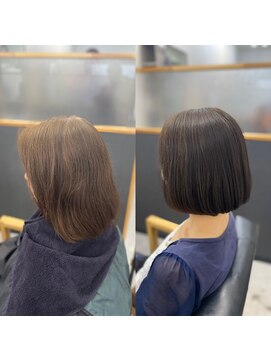 エマ あみ～ろ～ど店(EMMA) うねり改善ヘアポテンツァカラー