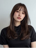 ユニカ オレ(UNIKA ore)&nbsp;ハッシュカットグレージュデザインカラーツートーンカラー北長瀬