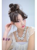 【寝起きフェミニン】お団子ヘアアレンジ　ar ☆