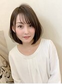 【HARVeST】シースルーバングのナチュラルボブ★